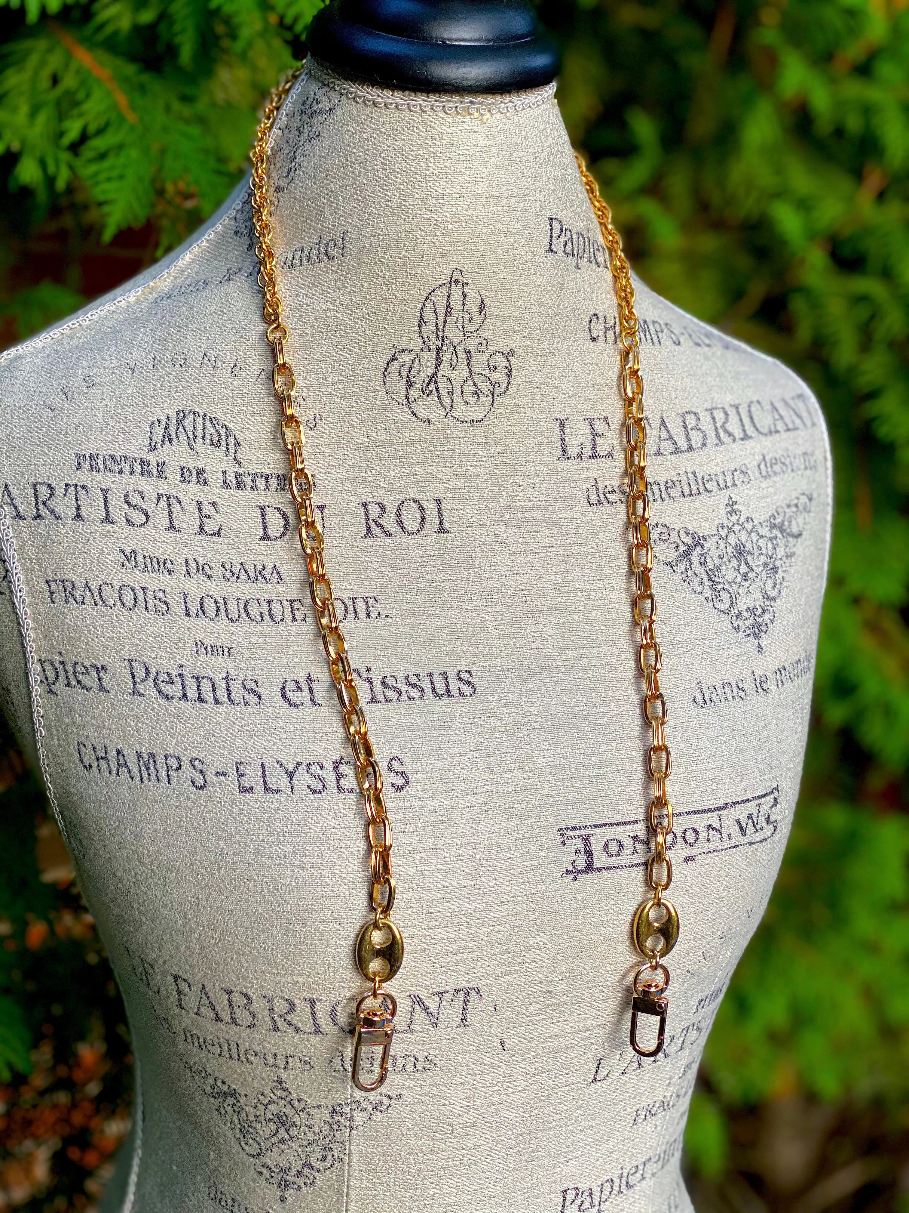 Mask Link Chain- Gold