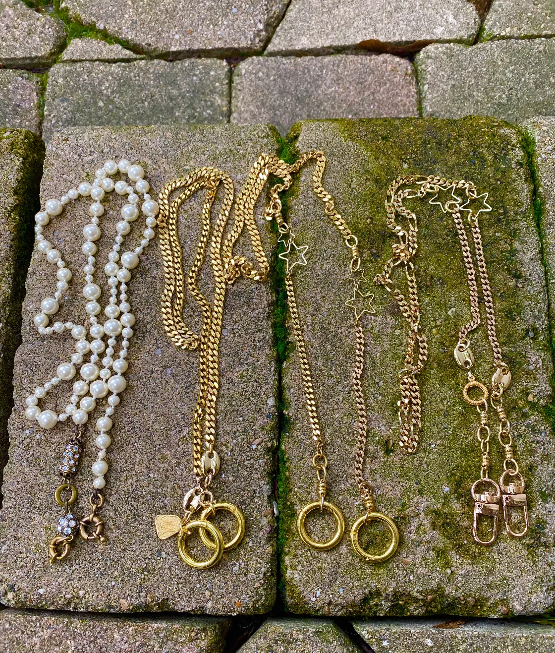 Mask Link Chain- Gold