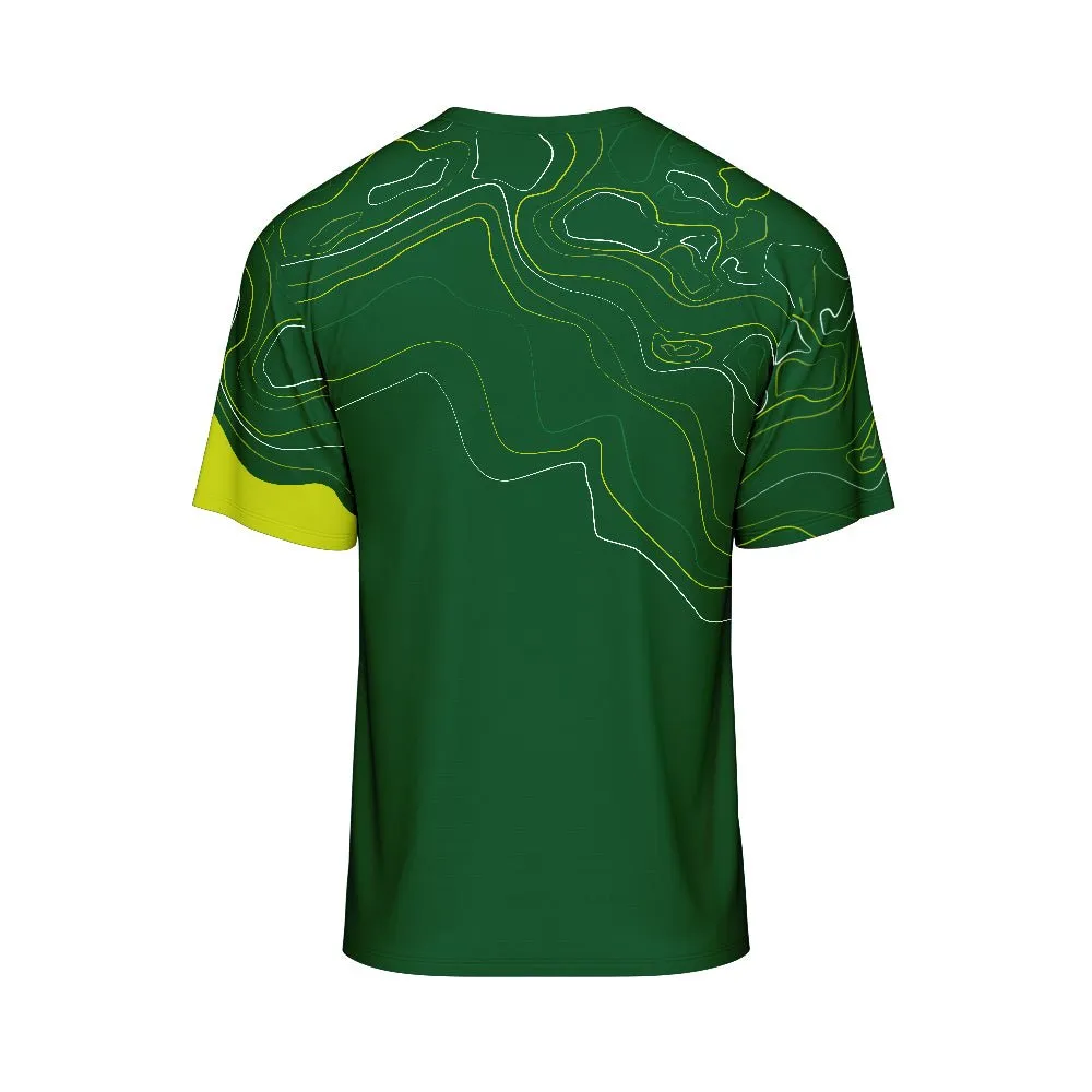 Mens Contour Green Outdoor MTB Jersey