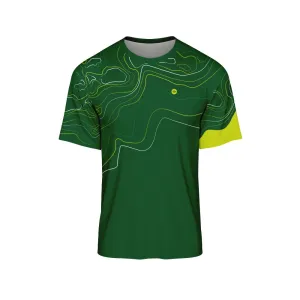 Mens Contour Green Outdoor MTB Jersey