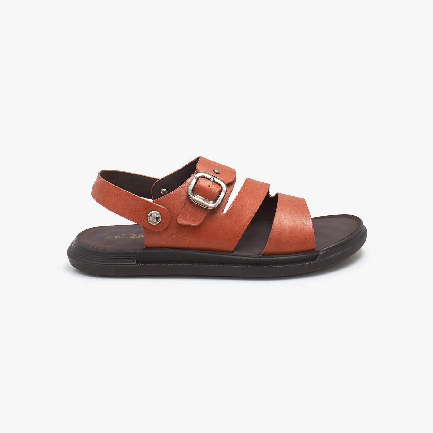 Men's Soft Buckled Sandals
