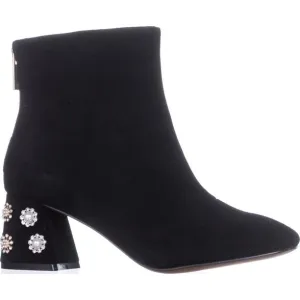 NANETTE LEPORE SUEDE CRYSTAL BOOTIES