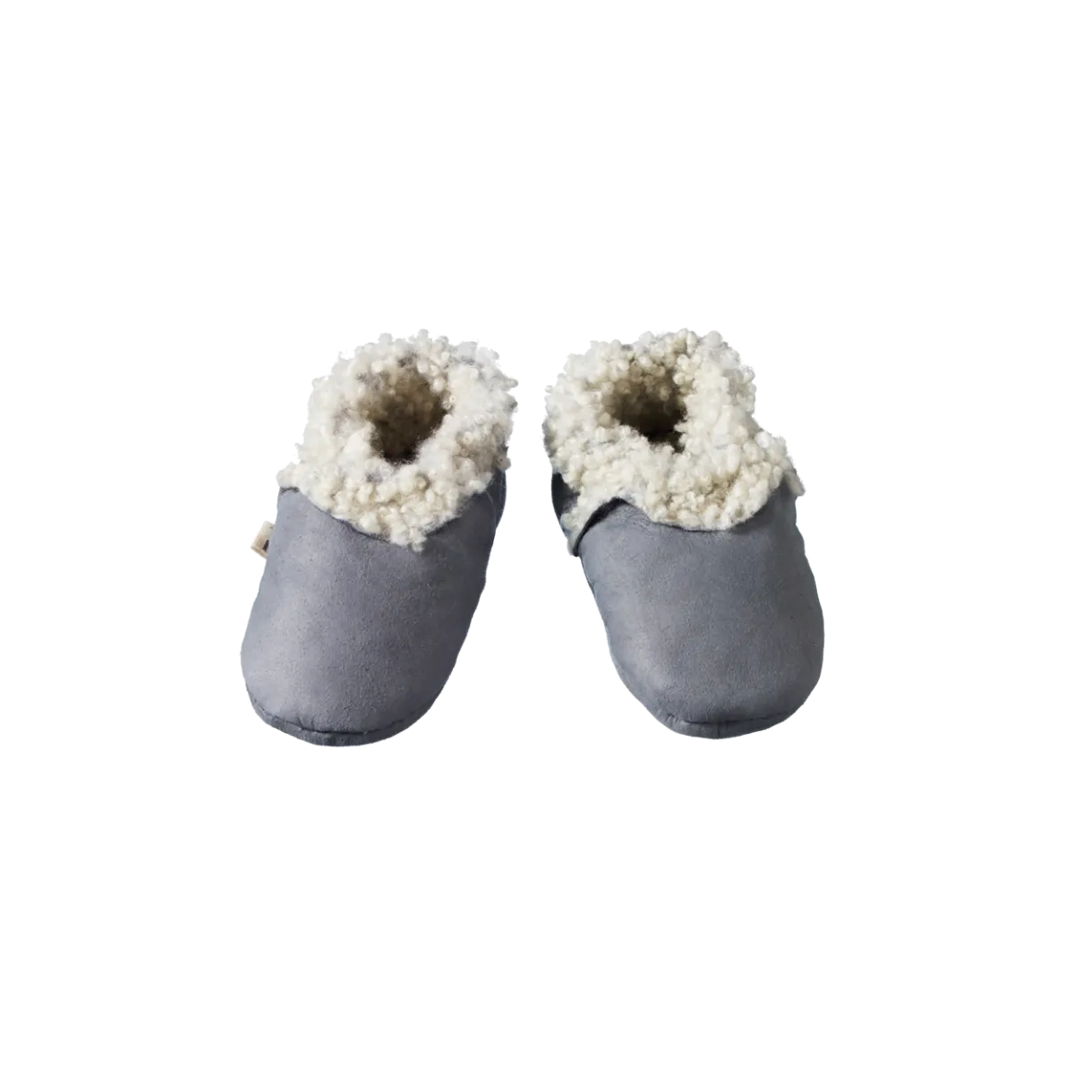 Nature Baby Lambskin Booties - Grey