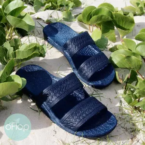 Navy Blue Jandals ® -- Pali Hawaii Hawaiian Jesus Sandals