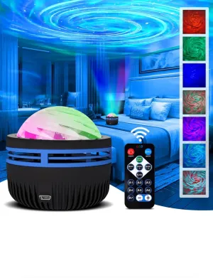 NEW Northern Lights Projector Aurora Projector, Star Projector with Remote Control, RGB Colorful Night Light LED Projection Lamp with 7 Light Effects, Galaxy Projector Light for Bedroom Home Decorations