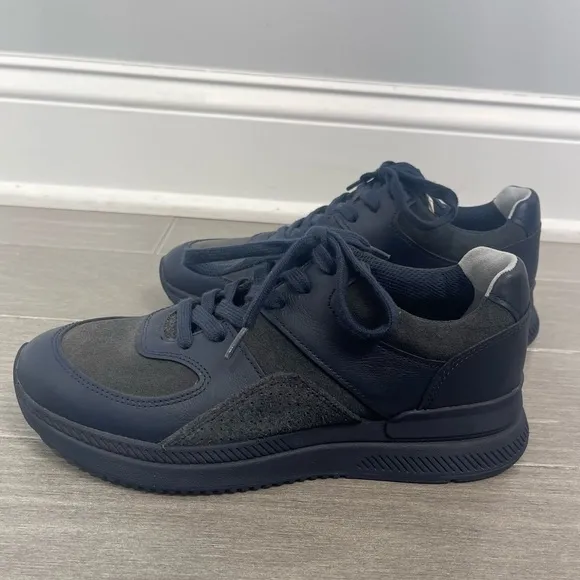NWOB Everlane The Trainer in Navy Gray Brand New Leather Suede Sneaker Men’s 6