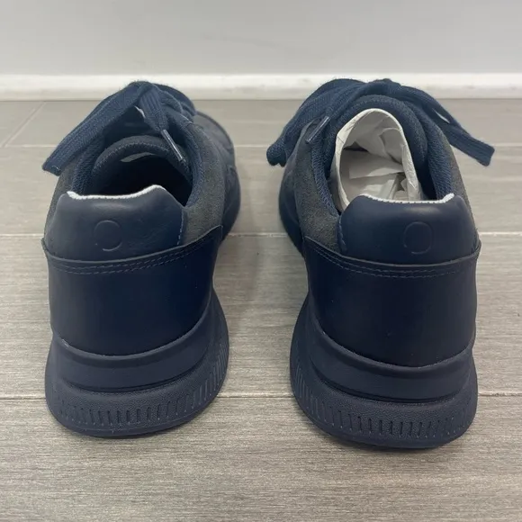 NWOB Everlane The Trainer in Navy Gray Brand New Leather Suede Sneaker Men’s 6