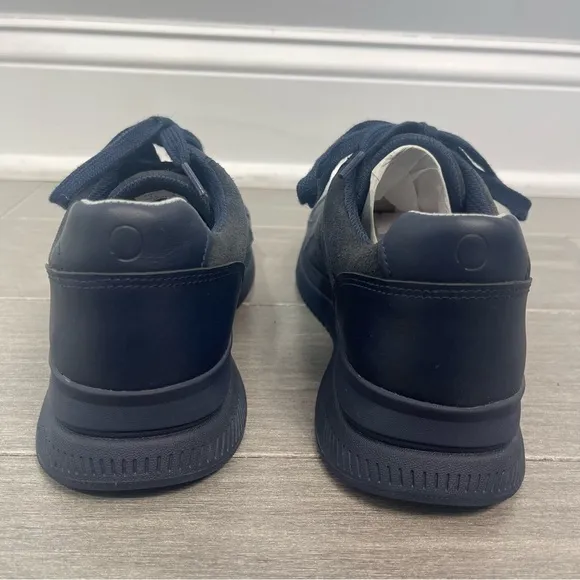 NWOB Everlane The Trainer in Navy Gray Brand New Leather Suede Sneaker Men’s 6