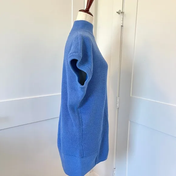 NWT Anthropologie Blue Knit Dress Size M