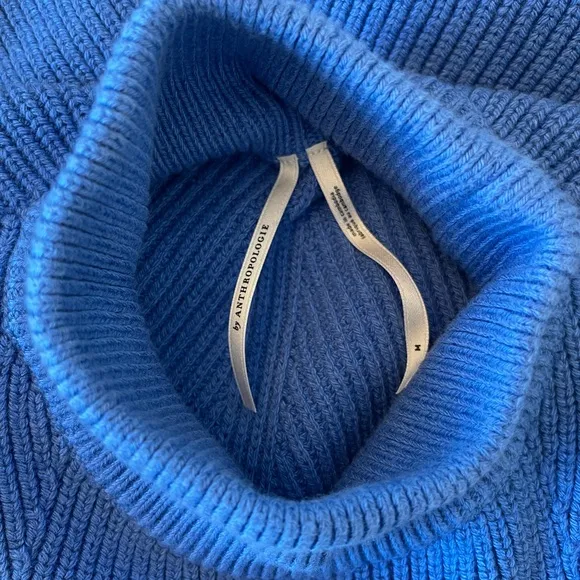 NWT Anthropologie Blue Knit Dress Size M