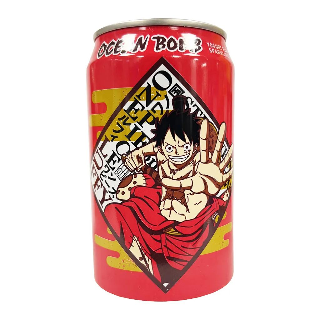 Ocean Bomb & One Piece Yogurt Flavour 330ml ~ 海洋深层气泡水 街头霸王 酸奶味 330ml