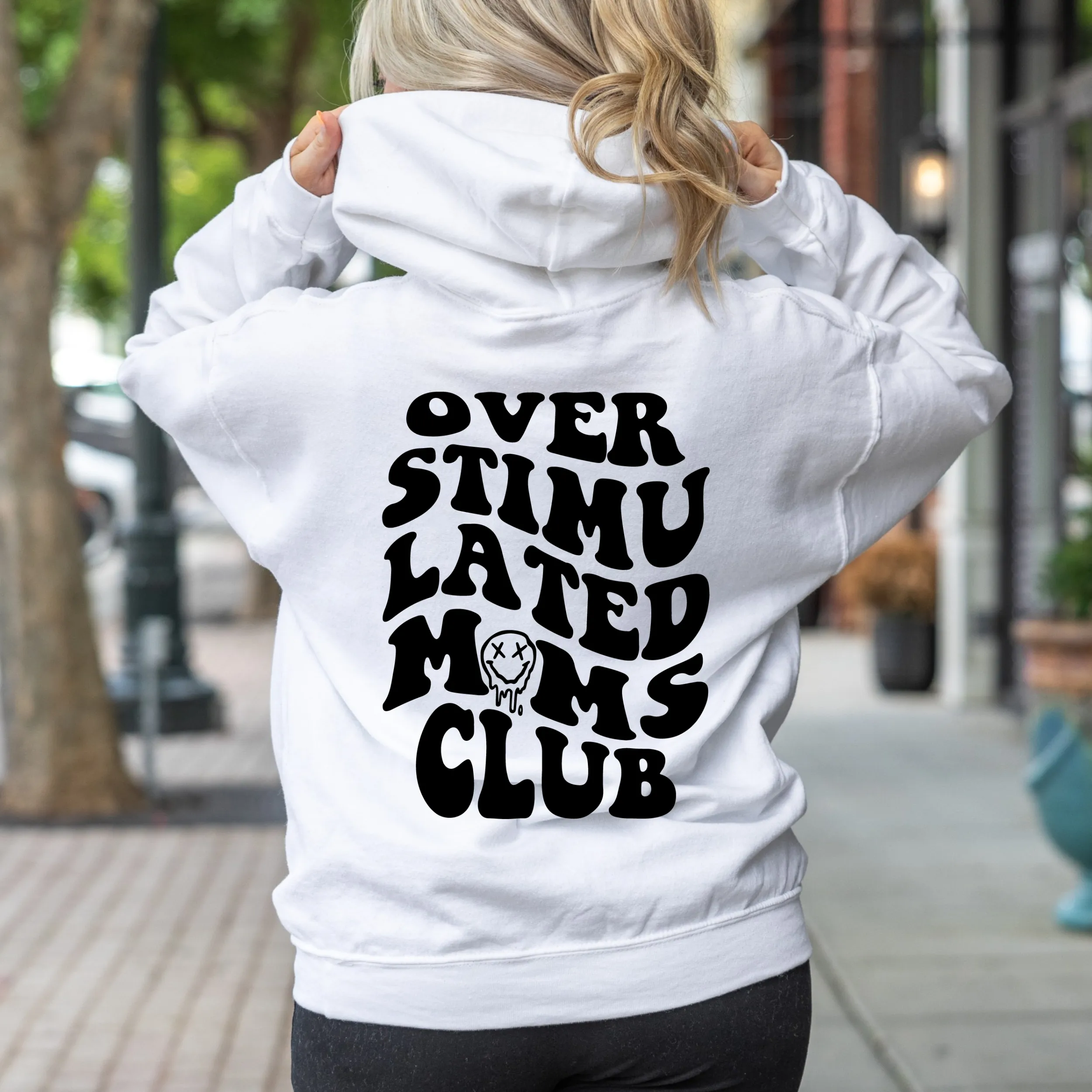 Overstimulated Mom's Club Cozy Hoodie