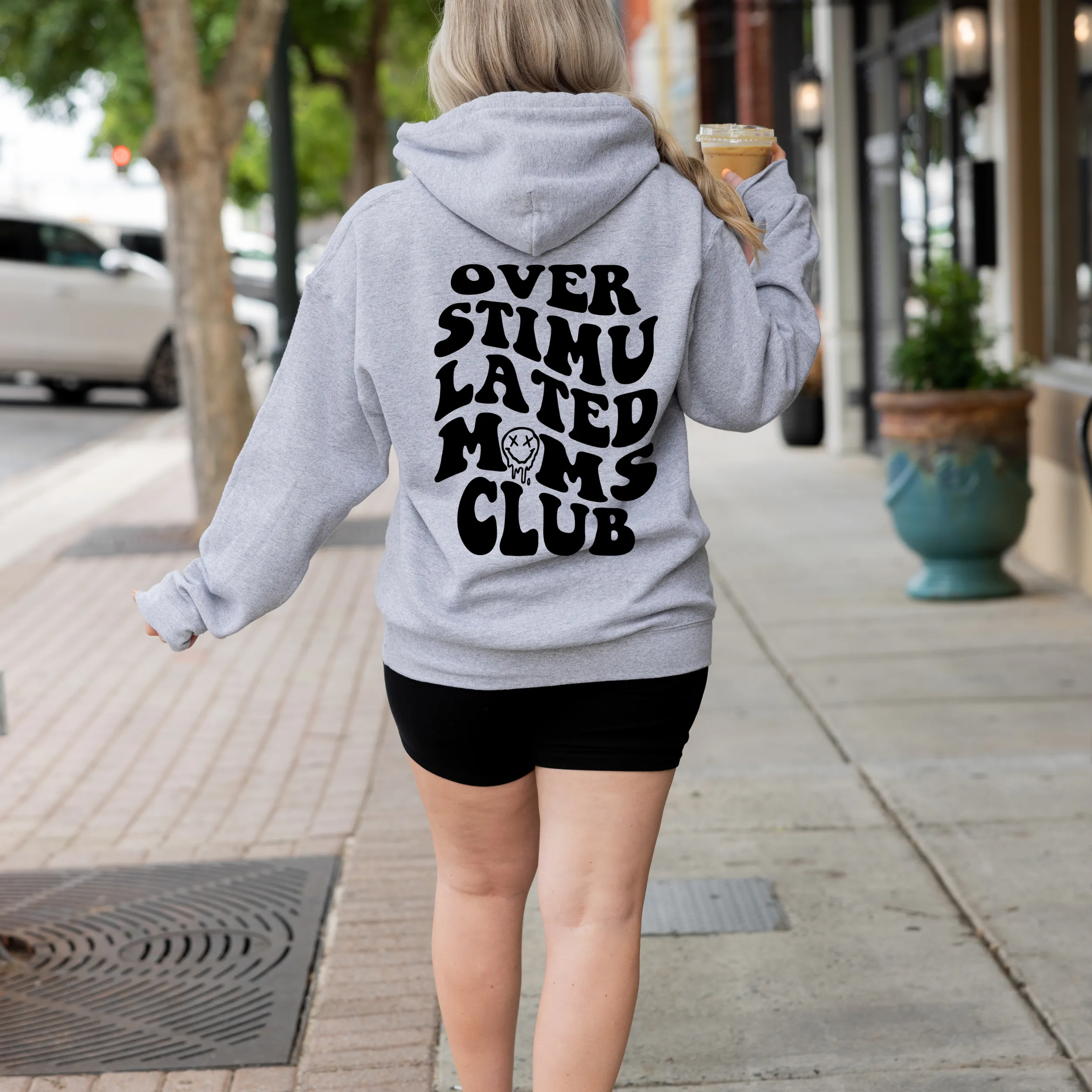 Overstimulated Mom's Club Cozy Hoodie