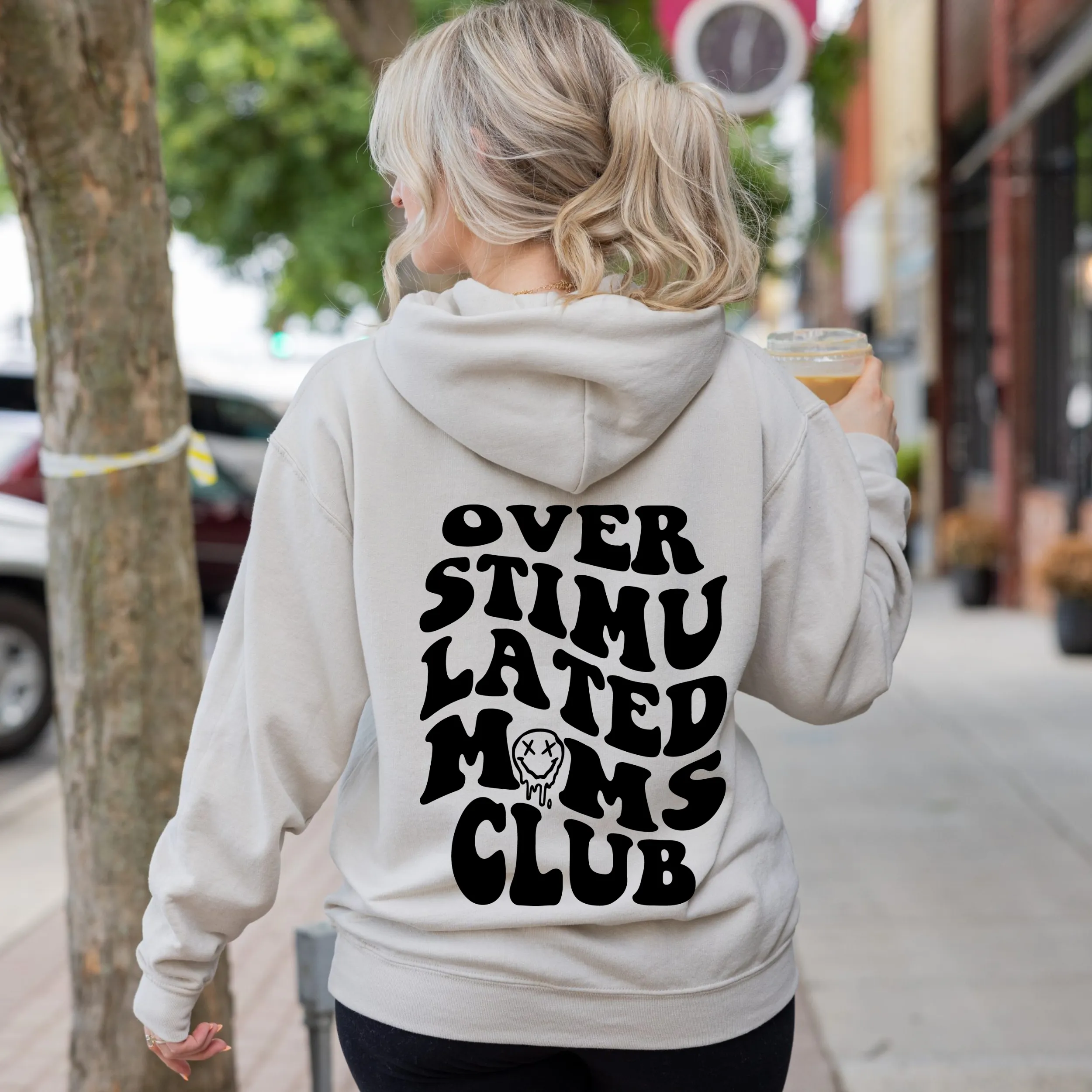 Overstimulated Mom's Club Cozy Hoodie