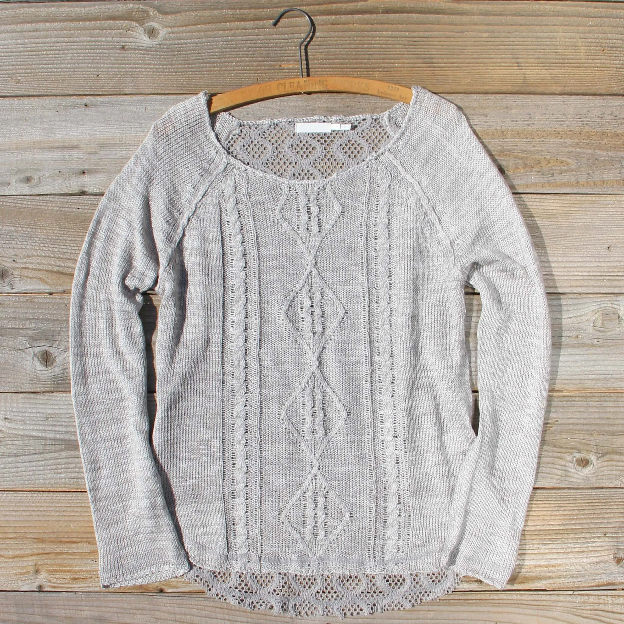 Pine Cone Stitch Sweater