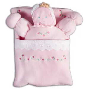 Pink Fleece Bunting Baby