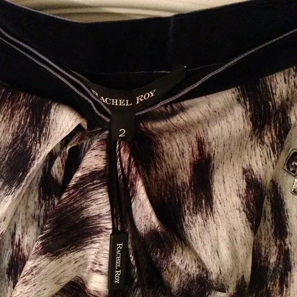 RACHEL ROY Leopard Print Wrap Skirt brand new