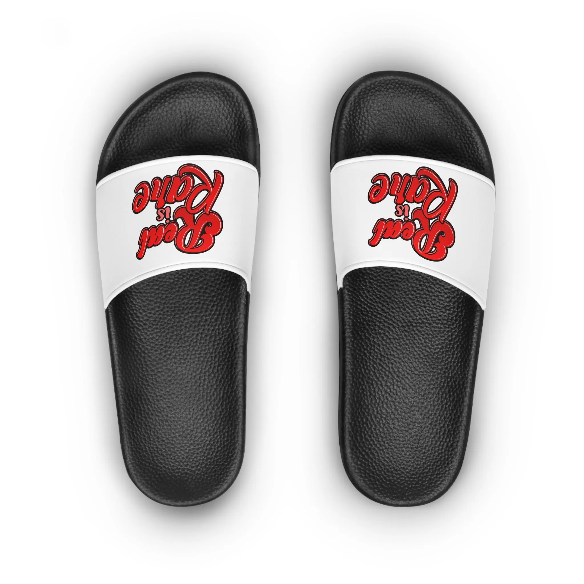 Real is rare Women's Slide Sandals (white)
