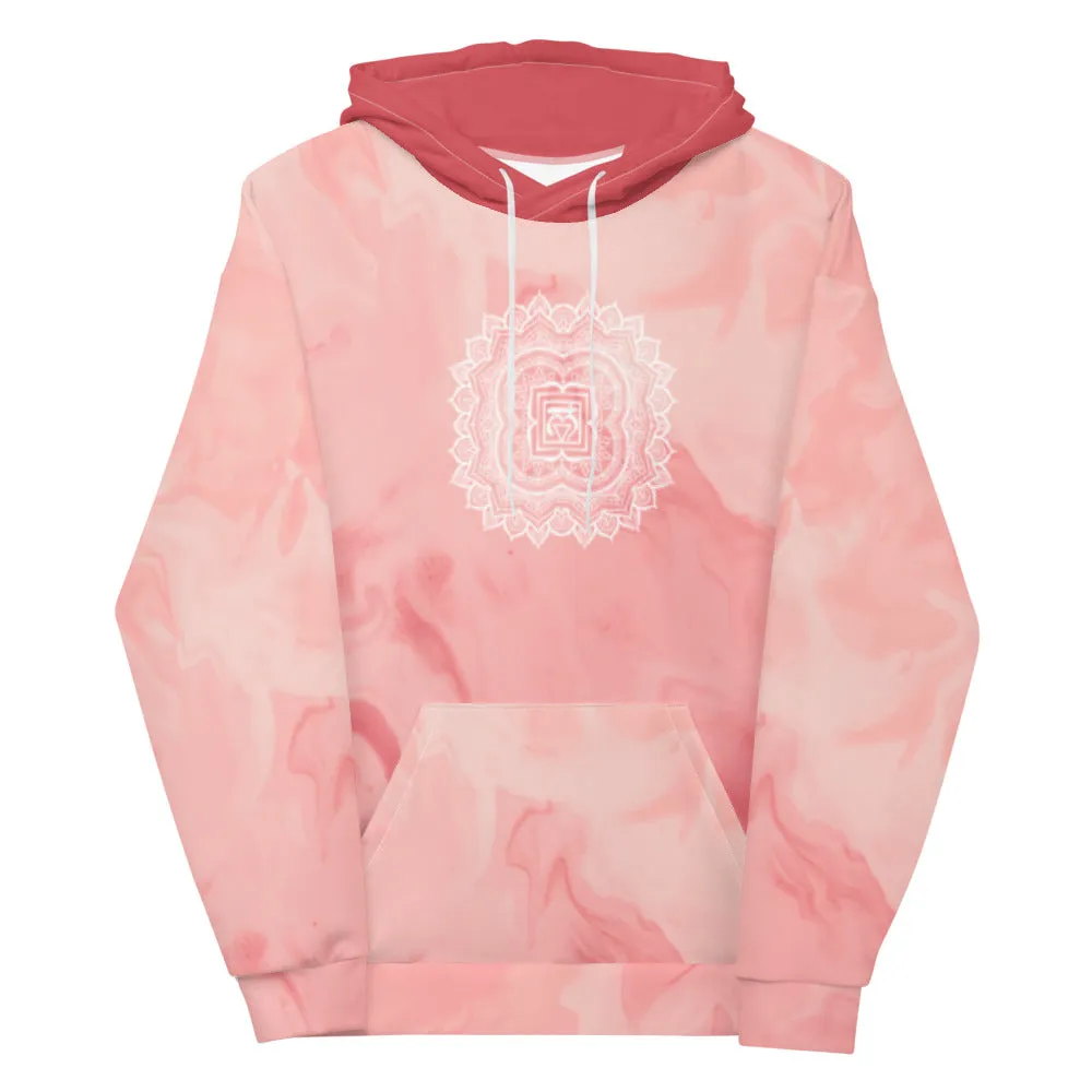 Root Chakra Mandala Unisex Hoodie by Goddess Swag