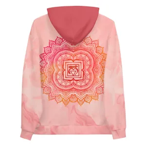 Root Chakra Mandala Unisex Hoodie by Goddess Swag