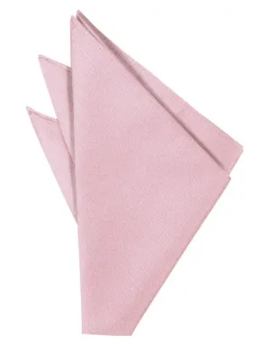 Rose Solid Twill Pocket Square