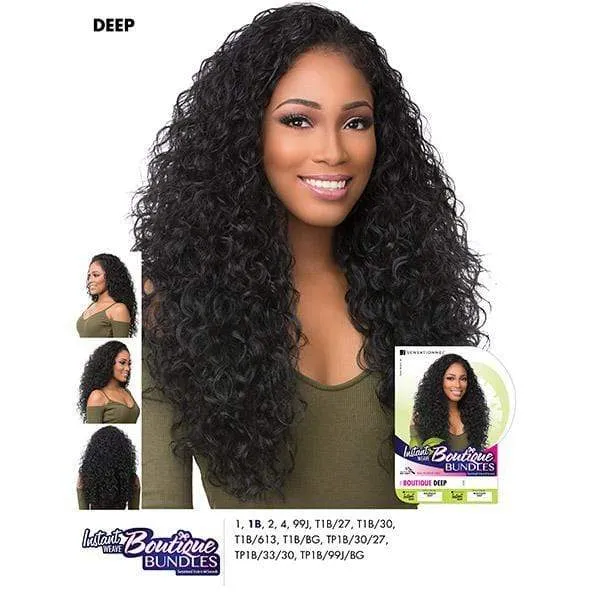Sensationnel Instant Weave Synthetic Bundle Half Wig - BOUTIQUE DEEP
