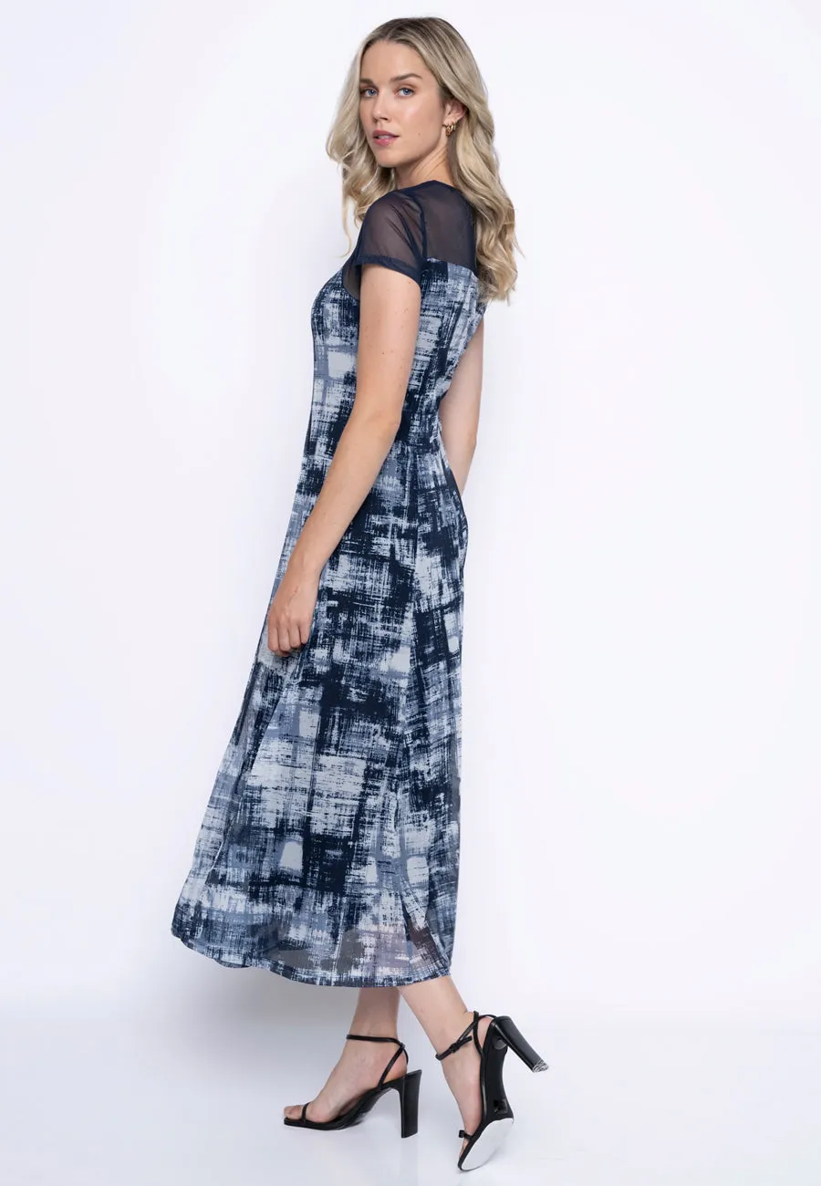 Short Sleeve Flared Dress