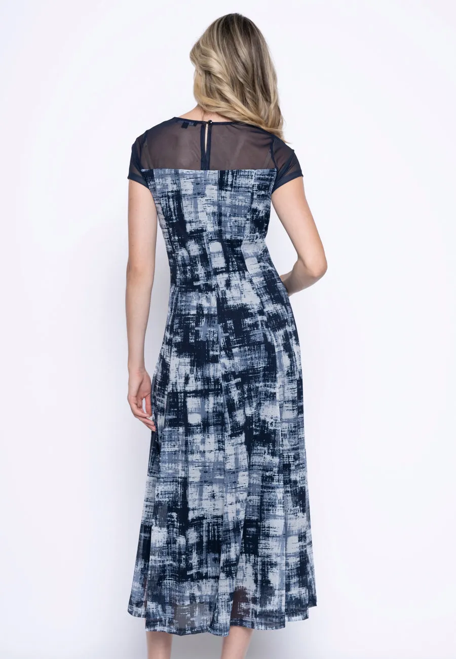 Short Sleeve Flared Dress