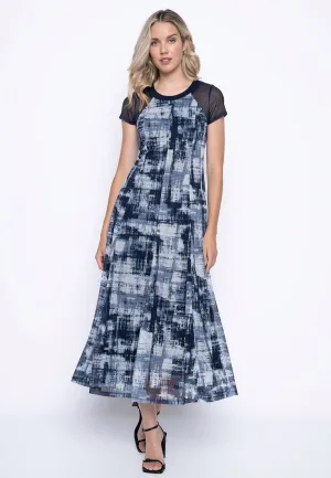Short Sleeve Flared Dress