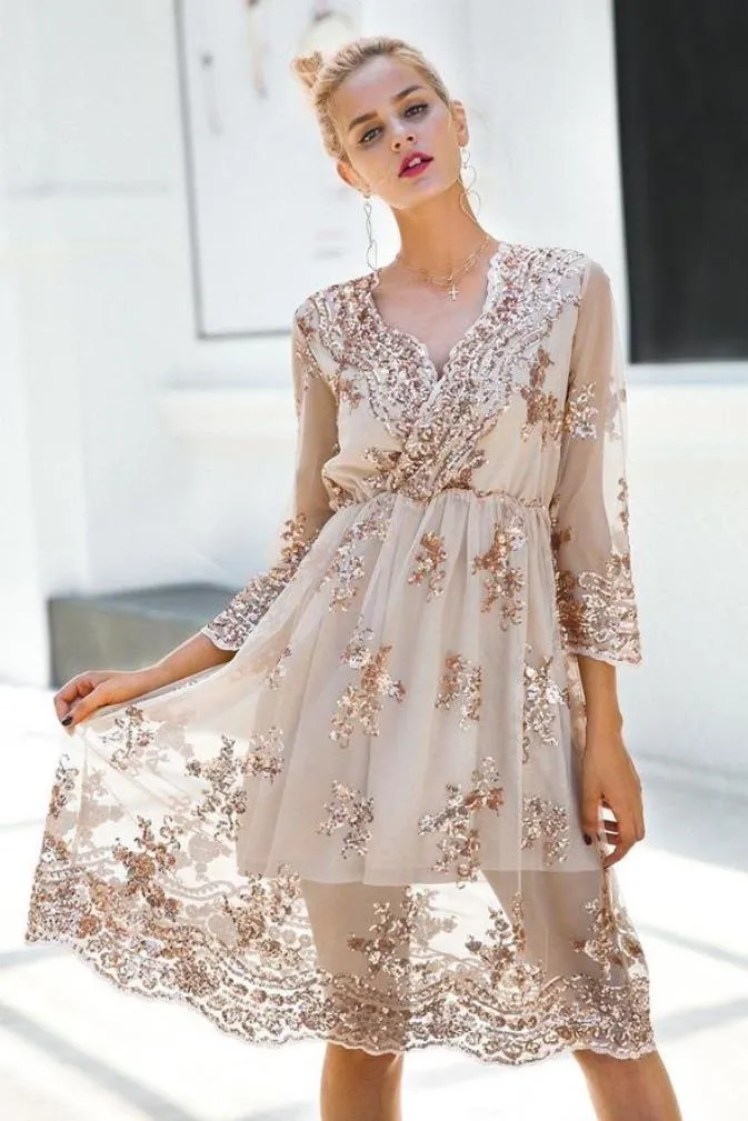 Skye Sequined Dress