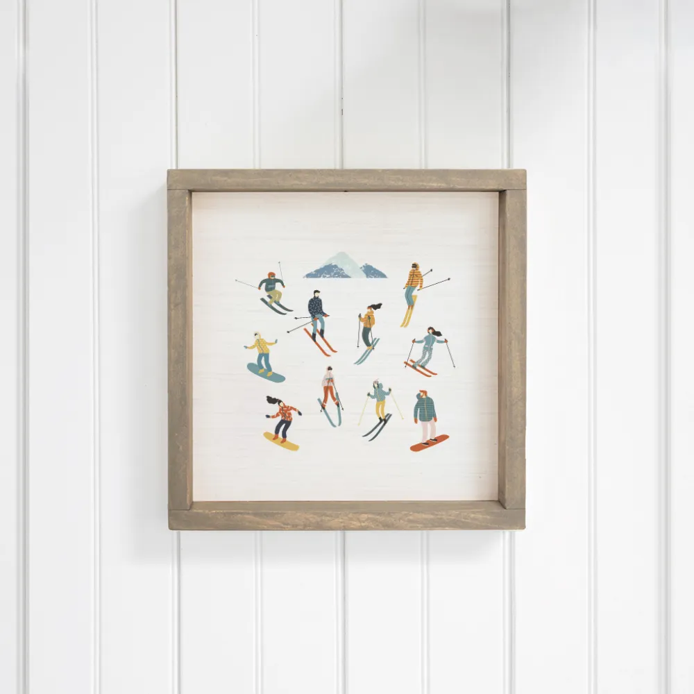 Snow Sport Harmony Wall Art