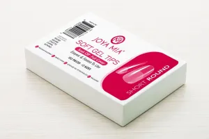 Soft Gel Nail Tips Full Cover - Clear Soft Pre-buff PMMA False Press on Nail Tips