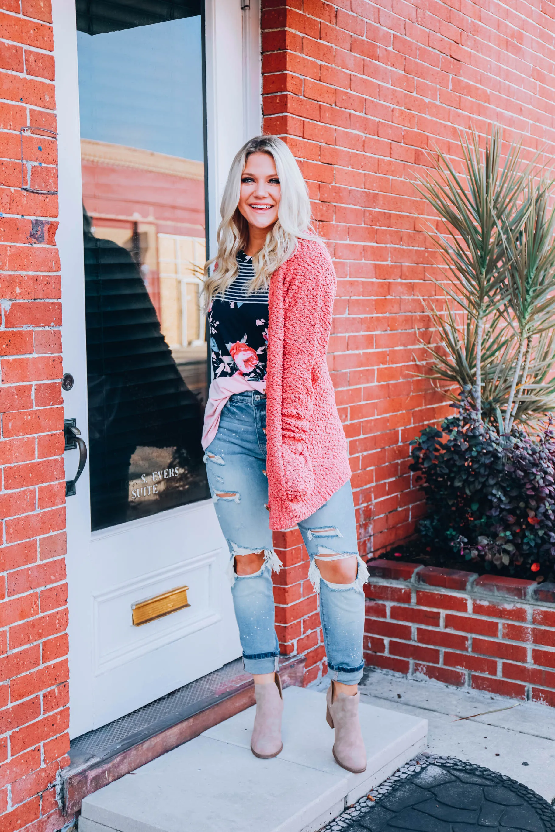 Soft-Hearted Cardigan - Dusty Rose