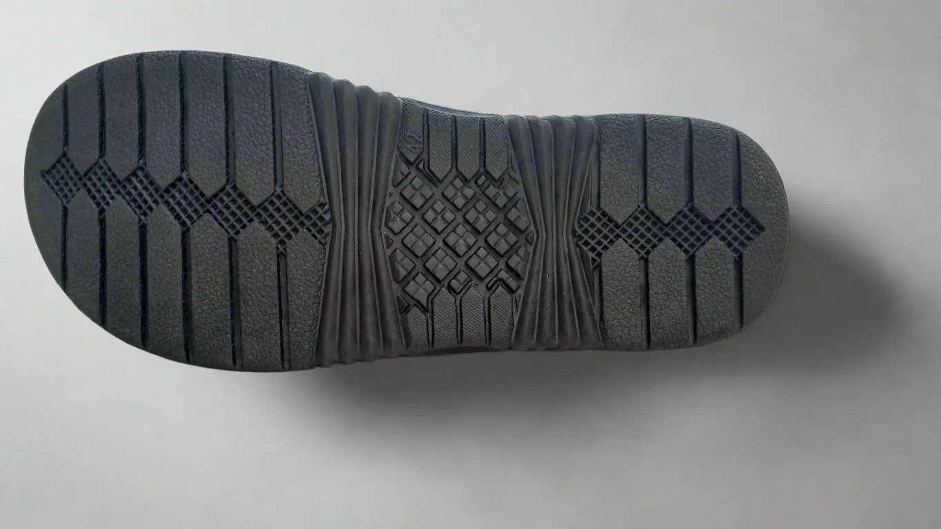 Soft Sole Stylish Slippers  - Black - SS 001