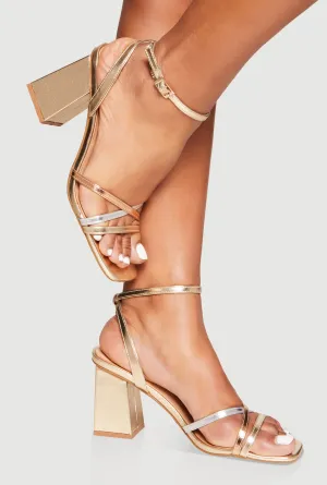 Strappy Block Heel Sandals