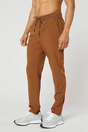 Stretch Woven Pant - Caramel