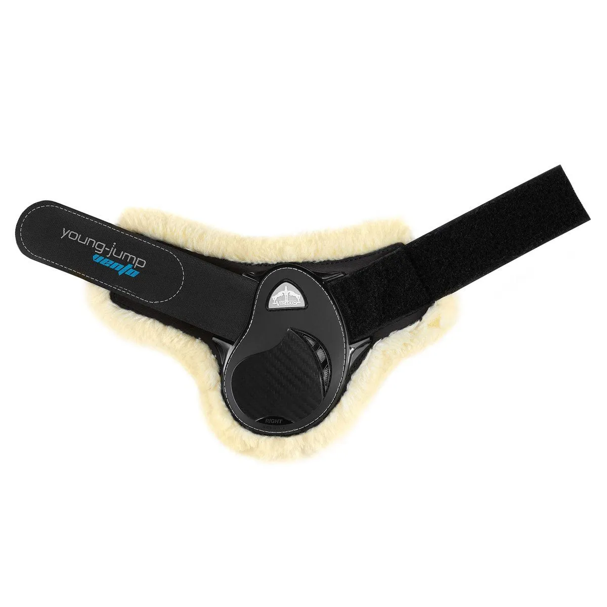 STS Young Jump Vento Fetlock Boots - Black