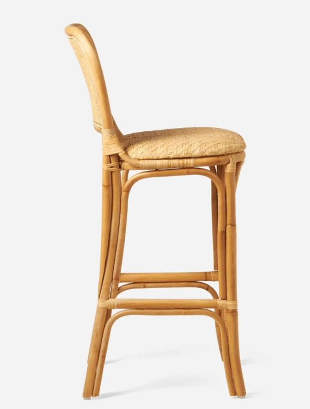 Tatum Woven Rattan Counter Stool