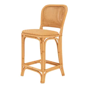 Tatum Woven Rattan Counter Stool
