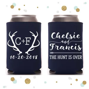 The Hunt is Over - Wedding Can Cooler #112R