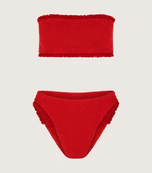 Tracey Frill Bikini - Red