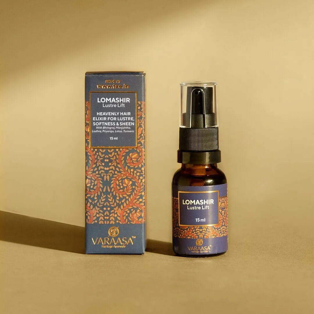 Travel-Size Mini Lomashir Hair Oil For Soft and Shiny Hair