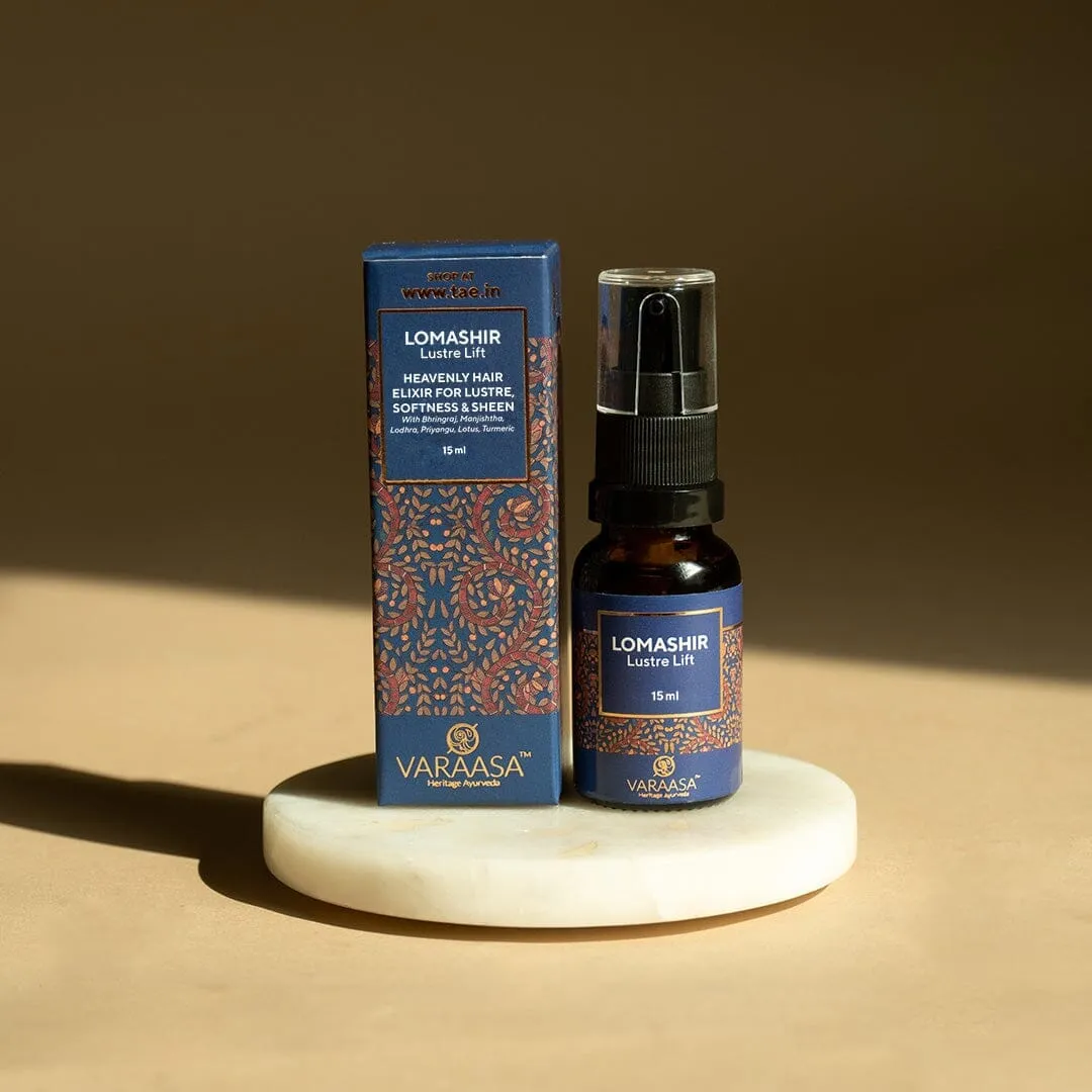Travel-Size Mini Lomashir Hair Oil For Soft and Shiny Hair