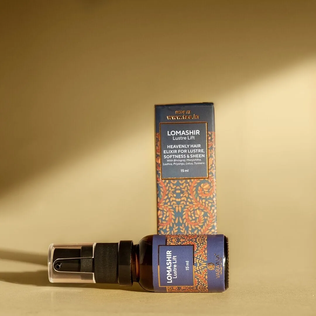 Travel-Size Mini Lomashir Hair Oil For Soft and Shiny Hair
