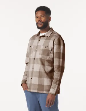 Trek Shirt: Chocolate Buffalo Plaid