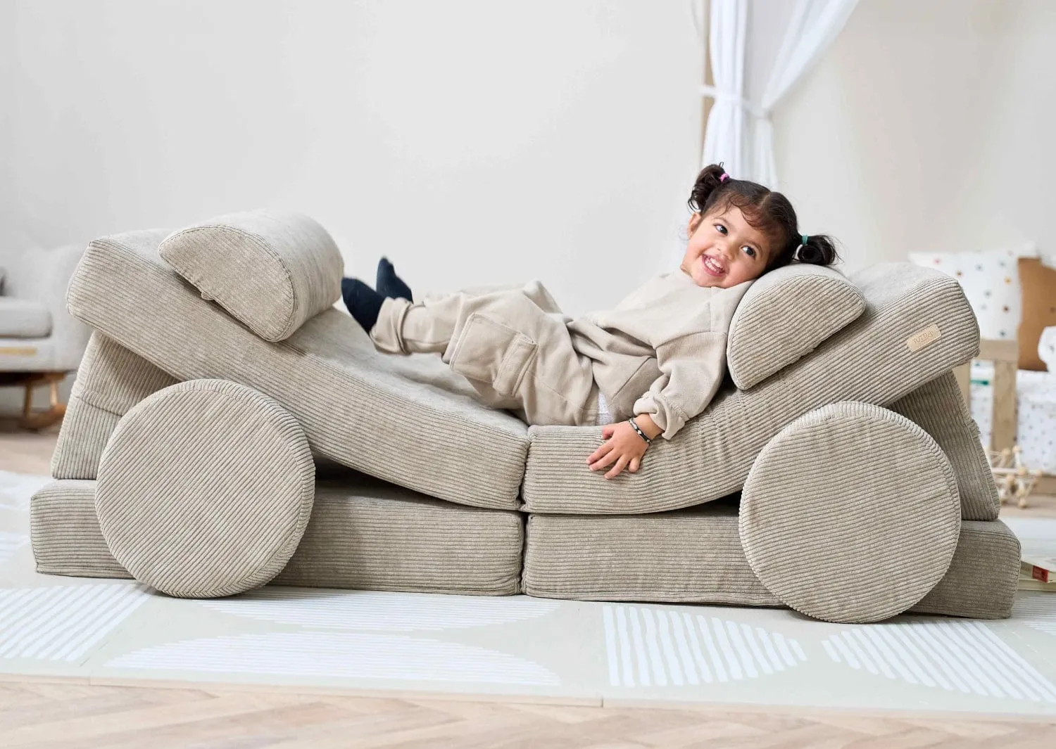 Tutti Bambini Playrama Montessori Kids Play  Sofa - Mushroom