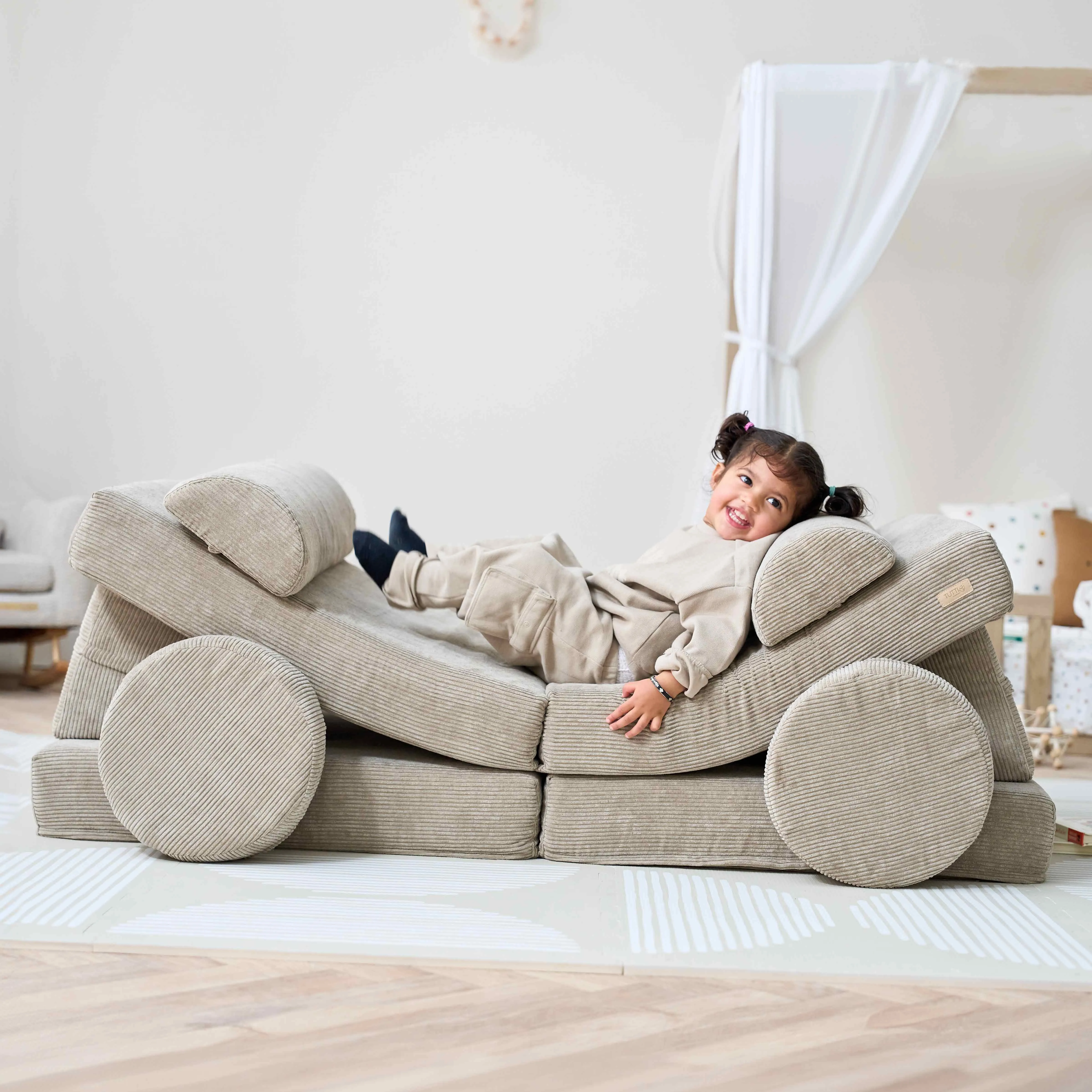 Tutti Bambini Playrama Montessori Kids Play  Sofa - Mushroom