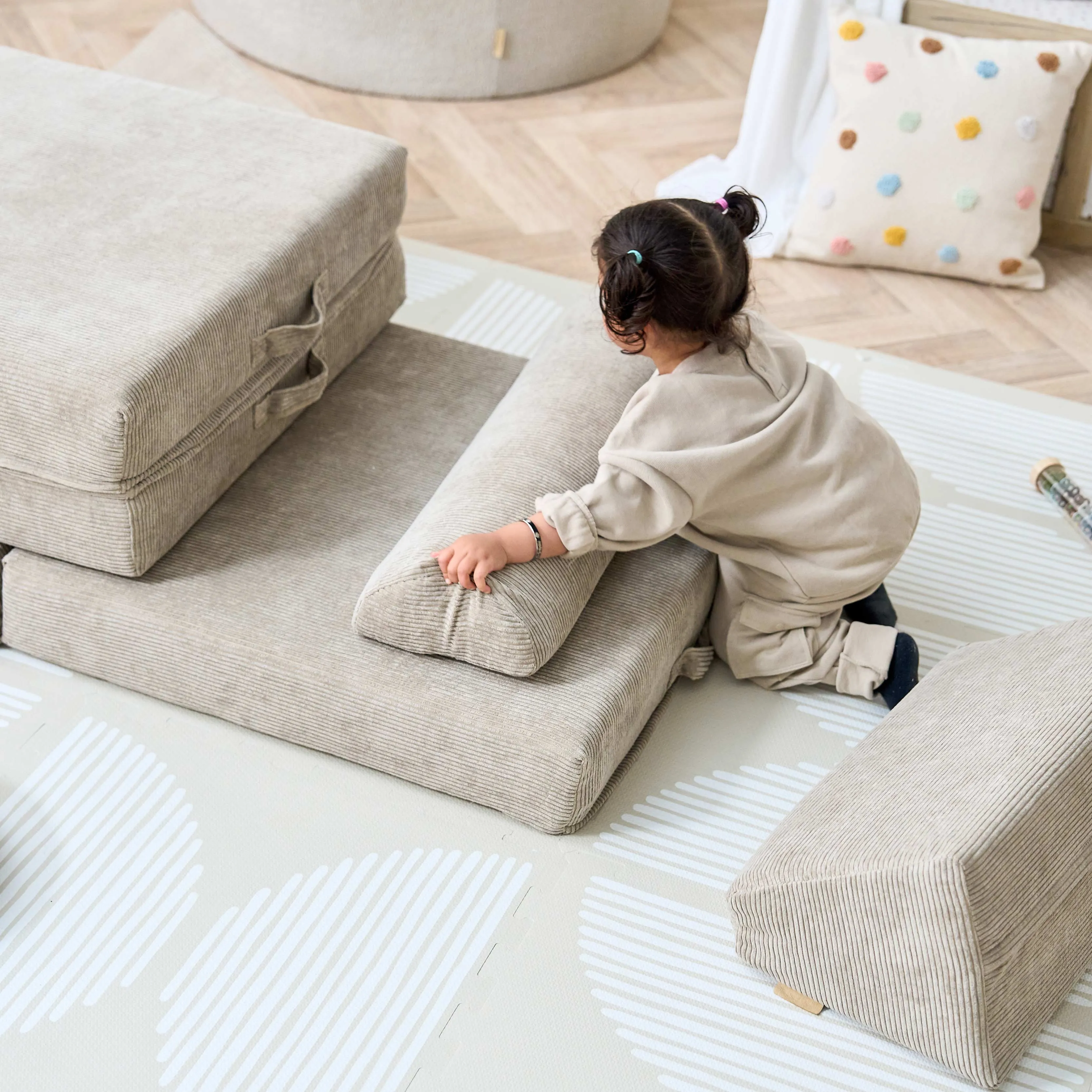 Tutti Bambini Playrama Montessori Kids Play  Sofa - Mushroom