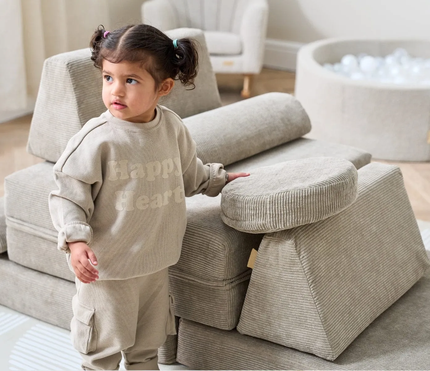 Tutti Bambini Playrama Montessori Kids Play  Sofa - Mushroom