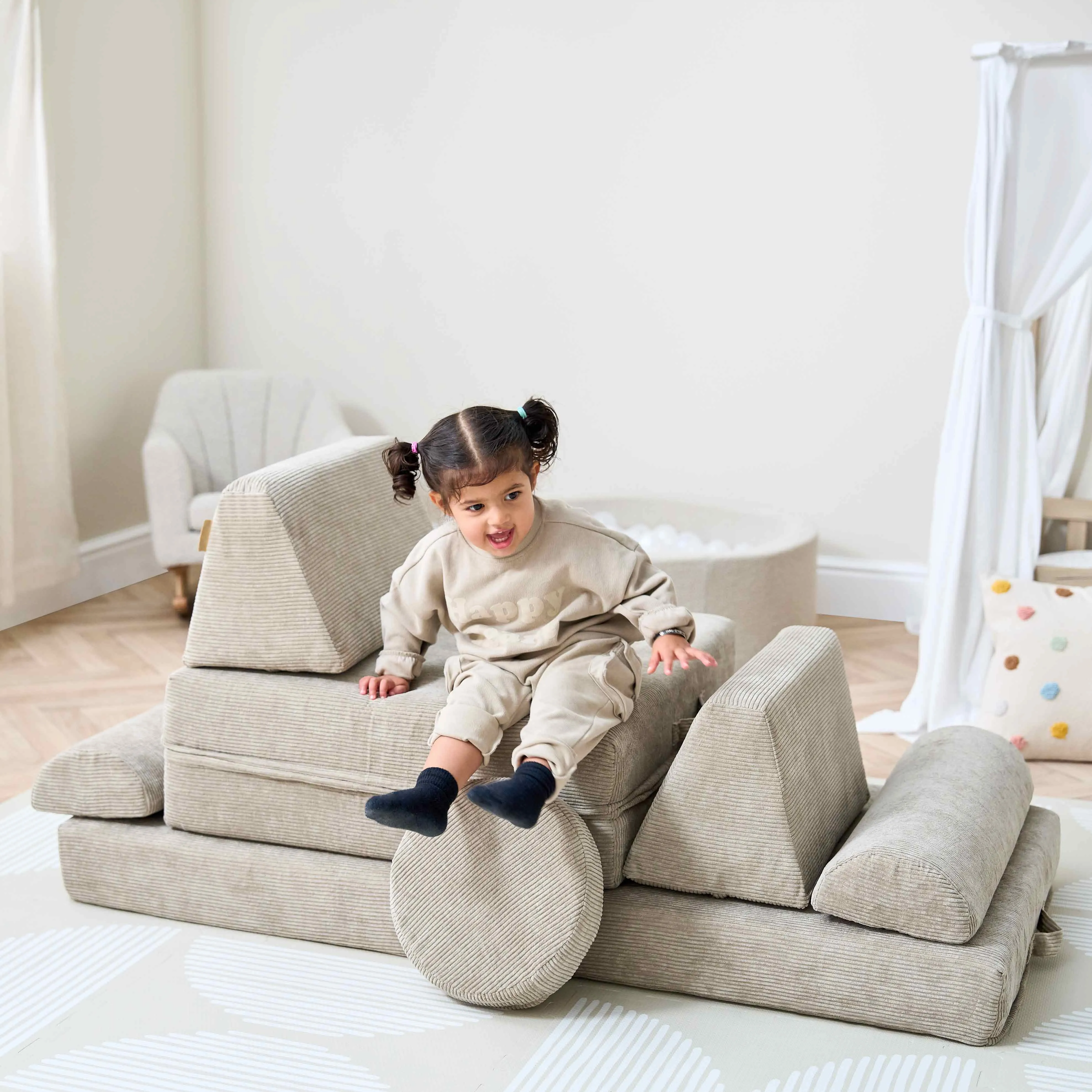 Tutti Bambini Playrama Montessori Kids Play  Sofa - Mushroom